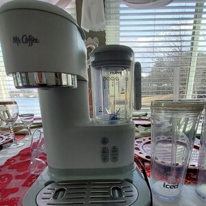 Mr. Coffee White Frappe Maker / Coffee/ Iced Or Hot